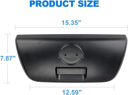 JDMON Black Tailgate Door Handle & Bezel w/o Keyhole Replacement for Nissan Frontier 2001-2004 Exterior Liftgate Handle Rear Lift Gate Latch Handle Replacement for 90606VK00A 90606-VK00A in Saudi Arabia