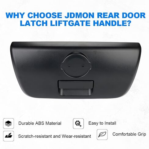 JDMON Black Tailgate Door Handle & Bezel w/o Keyhole Replacement for Nissan Frontier 2001-2004 Exterior Liftgate Handle Rear Lift Gate Latch Handle Replacement for 90606VK00A 90606-VK00A in Saudi Arabia