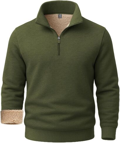 Boladeci الرجال الربع البريدي البلوز قسط شيربا اصطف كم طويل قمصان الغولف للرجال منتصف الوزن 1/4 نصف البريدي بلوزات in Kuwait