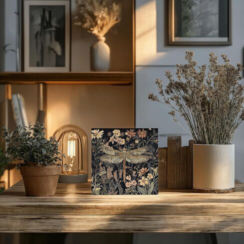 لافتة ديكور للطاولة المنزلية على شكل زرافة مزخرفة مرحة، تغني ديكور الزرافة، هدايا الزرافة للنساء والأطفال، 5 × 5 بوصة in Kuwait