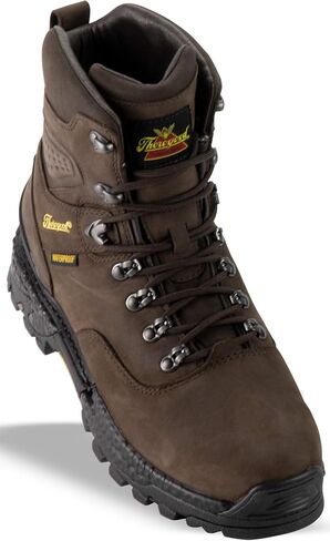 أحذية Thorogood Infinity FD Series 7 بوصات للصيد والمشي لمسافات طويلة مقاومة للماء للرجال مع جلد محبب بالكامل، وبطانة ماصة للرطوبة، ونعل خارجي مضاد للتعب in Kuwait
