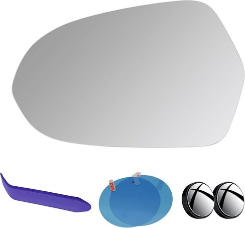 EAP Driver Side Mirror Glass Compatible with Audi A6 S6 A6 Quattro 2012-2018, Heated Without Auto Dimming, 4G0857535, 4G0857535C in Saudi Arabia