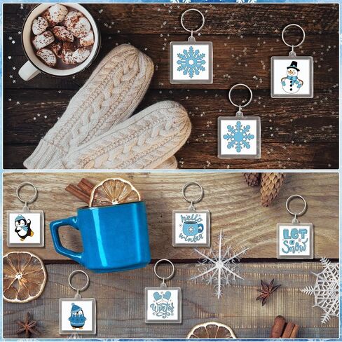 24 Pcs Acrylic Fall Keychains Crafts Color Your Own Fall Keychains Bulk DIY Fall Paper Crafts Kit Fall Gifts for Fall Thanksgiving Party Favor Gifts Activities, 12 Styles in Kuwait