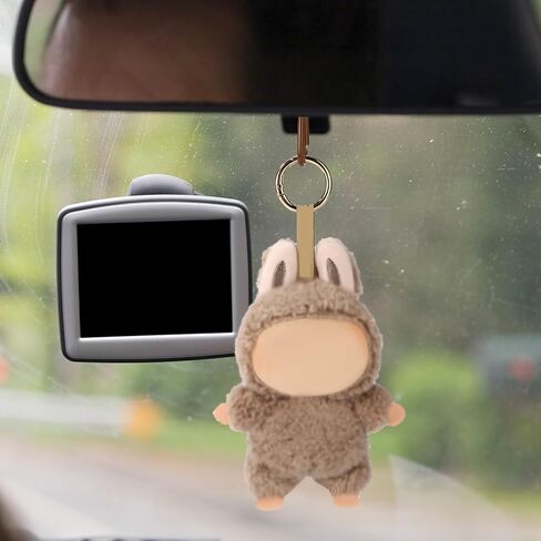 2pcs Cute Doll Car Hanging Strap, Rearview Mirror Decoration Lanyards for Doll Fans & Toy Collectors Practical Mirror Car Accessories Rope Home Office Room Bag Decor in Saudi Arabia