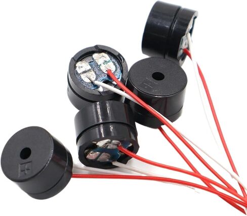 10PCS 12085 16R Passive Buzzer with Wire AC 12MMx8.5MM Resistance in Common Use Mini Piezo Buzzers in Saudi Arabia