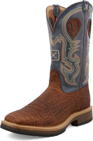 Twisted X Men's 12" Square Toe Horseman Boot - Casual Western Boots for Men in Saudi Arabia