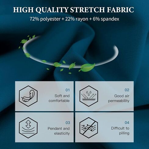 VIAOLI Women's Scrub Top & Jogger Pant with Yoga Waistband 10 Pocket Uniforms Solid Stretch Scrub Set Nursing in Kuwait