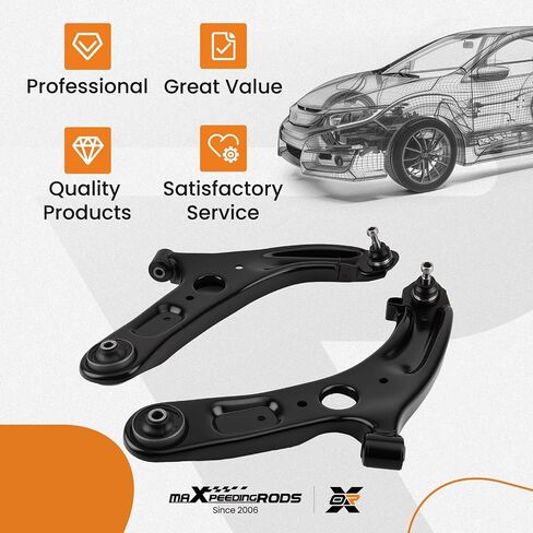 maXpeedingrods 2Pcs Front Lower Control Arm with Ball Joint Assembly for Hyundai Elantra 2011-2016, for Hyundai Veloster 2012-2017, K622646 K622232 in Saudi Arabia
