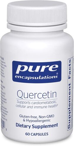 مغلفات نقية Quercetin - 500 ملغ - الدعم المناعي ، الصحة الخلوية وصحة القلب - ملحق مضادات الأكسدة - خالية من الغلوتين وغير المعدلة وراثيا - 120 كبسولة in Saudi Arabia