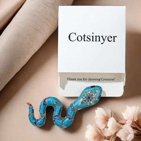 Brooches And Pins For Women Snake Brooch Funny Enamel Pins Cute Pins Drip Oil Pendant Brooch Dual Use in Saudi Arabia