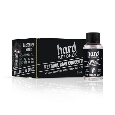 Hard Ketones Ginger Mule with Stevia | Alcohol Alternative with 17g (5%) Ketohol | 12 Pack, 12 Oz Cans in Kuwait