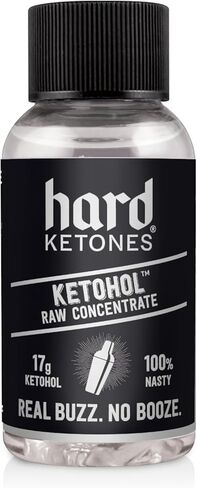 Hard Ketones Ginger Mule with Stevia | Alcohol Alternative with 17g (5%) Ketohol | 12 Pack, 12 Oz Cans in Kuwait