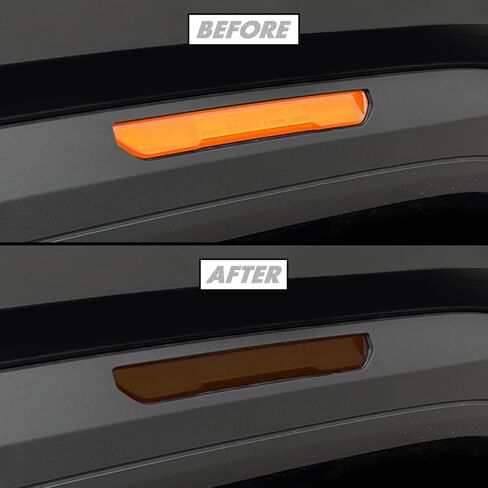 SlickMod PreCut Vinyl Smoke Tint for 2020-2023 GMC Sierra 2500HD / 3500HD الضوء الخلفي (LED) (20% دخان داكن، 2. انقطاع الضوء الخلفي) in Saudi Arabia