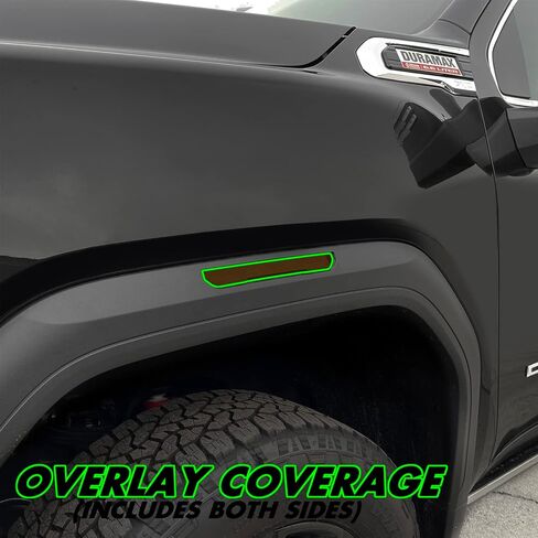 SlickMod PreCut Vinyl Smoke Tint for 2020-2023 GMC Sierra 2500HD / 3500HD الضوء الخلفي (LED) (20% دخان داكن، 2. انقطاع الضوء الخلفي) in Saudi Arabia