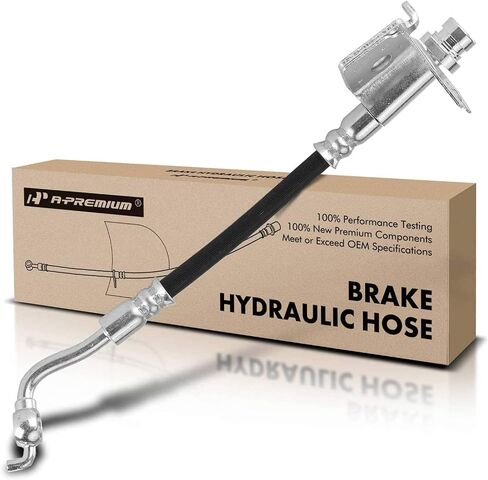 A-Premium Rear Driver Outer Brake Hydraulic Hose Compatible with Select Hyundai Models - Accent 2012 2013 2014 2015 2016 2017 - Replace# 587371R300 in Saudi Arabia