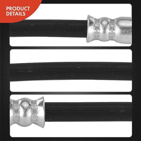 A-Premium Rear Driver Outer Brake Hydraulic Hose Compatible with Select Hyundai Models - Accent 2012 2013 2014 2015 2016 2017 - Replace# 587371R300 in Saudi Arabia