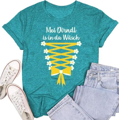Women's Oktoberfest Shirt German Bavarian Octoberfest Festival T-Shirts in Saudi Arabia