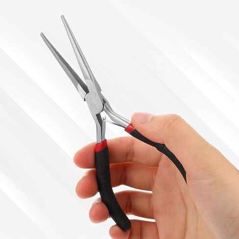 10 PCS 6 Inch Extra Long Needle Nose Pliers, Mini Precision Jewelry Pliers with Comfort Grip, Needle Nose for Jewelry Making, Repair, Crafts in Saudi Arabia