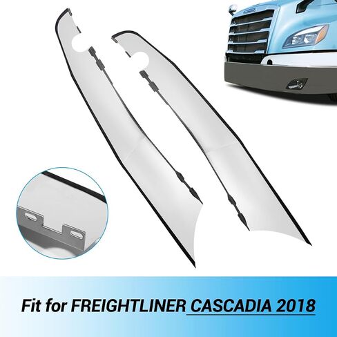 Chrome Front Bumper Corner Trim Driver Left Side Fit for Freightliner Cascadia 2008-2017 in Saudi Arabia