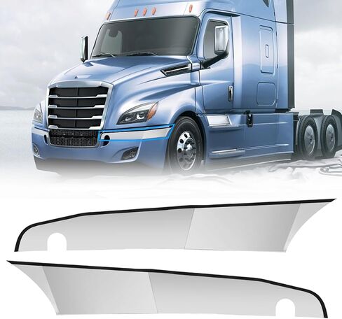 الكروم المصد الأمامي ركن الكسوة سائق الجانب الأيسر صالح ل Freightliner Cascadia 2008-2017 in Kuwait