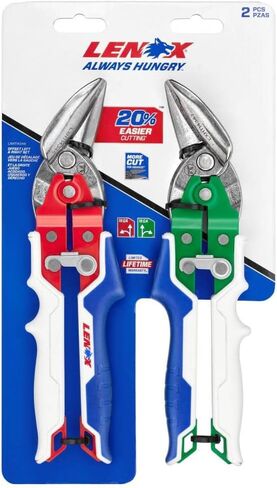 LENOX TOOLS Pliers, Offset Left and Right, With Durable Grip, 2 Pack ( LXHT14348​) in Saudi Arabia