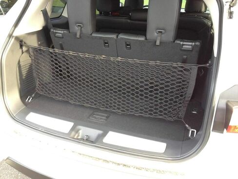 Rear Trunk Organizer Cargo Net for Infiniti QX60 2014-2023 JX35 2013 - Envelope Style Cargo Net for SUV - Premium Mesh Car Trunk Organizer Vehicle Carrier Storage–Compatible with QX60 in Saudi Arabia