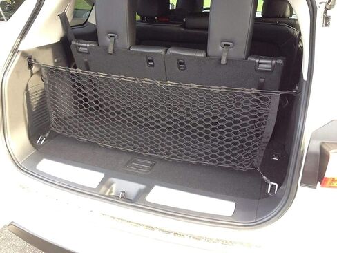 Rear Trunk Organizer Cargo Net for Infiniti QX60 2014-2023 JX35 2013 - Envelope Style Cargo Net for SUV - Premium Mesh Car Trunk Organizer Vehicle Carrier Storage–Compatible with QX60 in Saudi Arabia