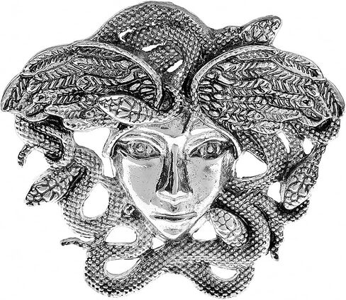 Medusa Brooch Snake Hair Women Face Brooch Pin Angel Wings Brooch Pins & Pendants in Kuwait