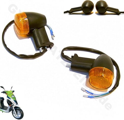 (Set of 2) Rear Turn Signal Light for 50cc 150cc GY6 Moped Scooter Motorcycle 12V Chinese Sunl Baja JCL in Saudi Arabia