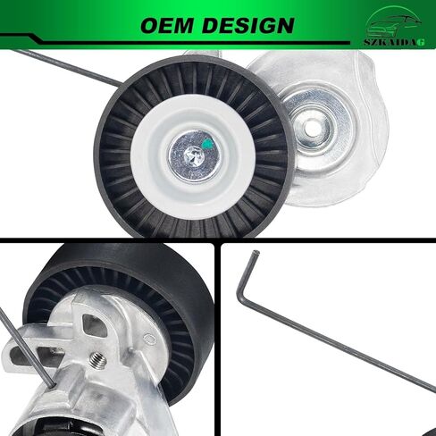 Belt Tensioner Assembly with Pulley for:-Volvo S60 2011-2016 S80 2008-2015 V60 V70 XC60 XC70 XC90 2007-2008 3.0L 3.2L for:-Land Rover LR2 2008 Belt Tensioner OE#30777695 31401286 89696 38495 in Saudi Arabia