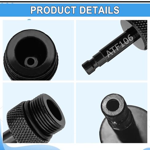 محول تعبئة سائل ناقل الحركة ATF متوافق مع VW DSG Golf R 2015-2020 Jetta 2005-2018 CC 2009-2017 Passat 2010-2018 متوافق مع Audi DSG A3 2006-2018 إلخ، استبدل OE VAS6262-1 in Saudi Arabia
