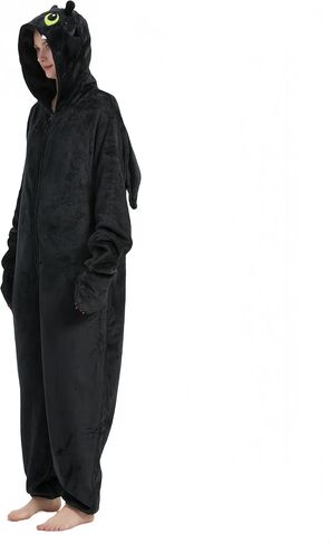 Zyrah Snug Fit Unisex Adult Animal Onesie Pajamas, Flannel Cosplay Animal One Piece Halloween Costume Sleepwear Homewear in Saudi Arabia