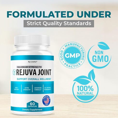 (2 Pack) Rejuva Joint - Official RejuvaJoint Supplement Pills Advanced Formula Maximum Strength Support, Natural Rejuv Capsules For Overall Health & Wellness Supports Review, 120 Capsules For 2 Months in Saudi Arabia