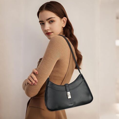 APHISON Shoulder Bag for Women Trendy, Vegan Leather Hobo Purses and Handbags with Adjustable Strap in Kuwait