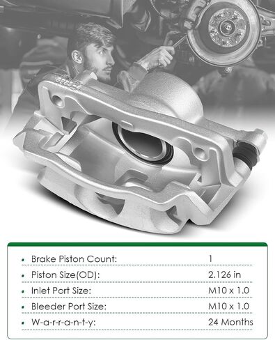 مجموعة فرجار الفرامل الأمامية اليسرى واليمنى مع دعامة تناسب: -Honda Civic 1996-2011، Insight 2010-2014 1.6L 1.7L 1.8L 2.0L، استبدل OE# 19-B1832 19-B1833 (عبوتان) in Saudi Arabia