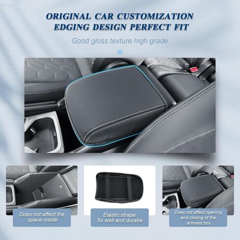 BIBIBO for 2025 VW Tiguan Center Console Armrest Cover 2025 Volkswagen Tiguan S/SE/SE R-Line Black/SEL R-Line Arm Rest Cover 2025 Volkswagen Tiguan Accessories 2025 (Thick) in Saudi Arabia
