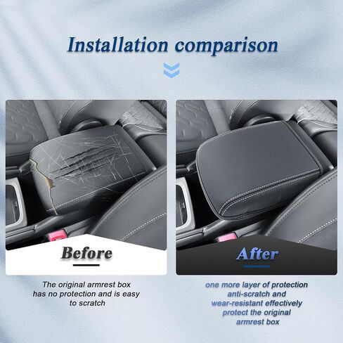 BIBIBO for 2025 VW Tiguan Center Console Armrest Cover 2025 Volkswagen Tiguan S/SE/SE R-Line Black/SEL R-Line Arm Rest Cover 2025 Volkswagen Tiguan Accessories 2025 (Thick) in Saudi Arabia