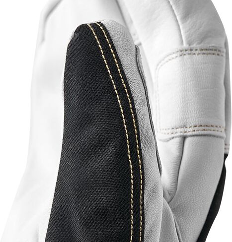 Army Leather GTX 3-Finger Mitten - Men's, Black/Natural Grey, 10 in Saudi Arabia