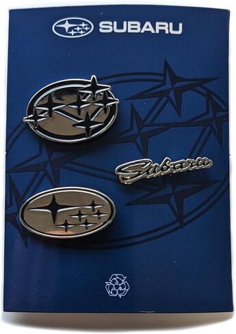Subaru Logo Classic Pin Set Ascent Forester Wrx Sti Legacy Outback Impreza Crosstrek Brz Solterra in Saudi Arabia