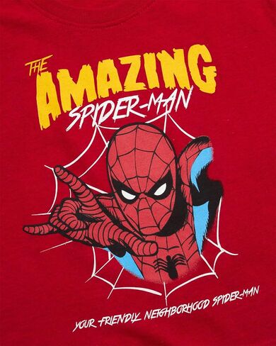 تي شيرت نسائي برسوم جرافيك من Marvel - تي شيرت قصير للأطفال بتصميم The Amazing Spider-Man Novelty - قمصان قصيرة مسامية للنساء (S-XL) in Saudi Arabia