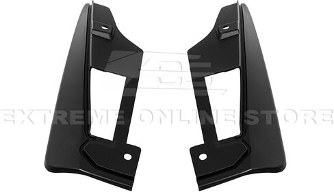 Replacement for 2024-Present Ford Mustang S650 Models | Performance XL Extended Package ABS Plastic Rear Fender Mud Flaps Splash Rock Guard Pair (Painted Matte Black) in Saudi Arabia