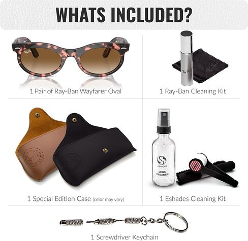 نظارات شمسية راي بان RB2242 WAYFARER بيضاوية الشكل للرجال والنساء مع مجموعة نظارات RAYBAN الرسمية in Kuwait