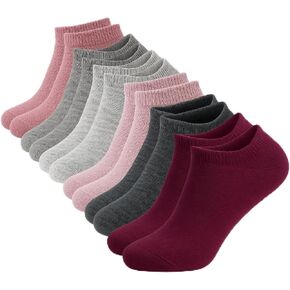 Womens Ankle Socks Size 9-11, Low Cut Thin Short Athletic Everyday Casual Socks, 6 Pairs in Saudi Arabia