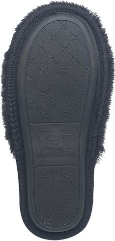 شبشب نسائي من الفرو الصناعي من Nine West - حذاء كلاسيكي مغلق من الخلف للمنزل in Saudi Arabia
