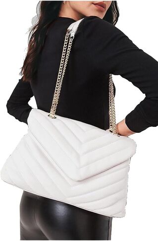 Crossbody Bags for Women, Commuter Soft Handbags and purses for Office, Trendy Shoulder bags with Flap in Saudi Arabia