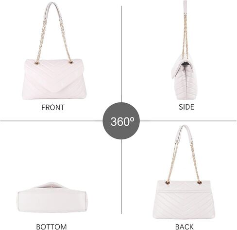 Crossbody Bags for Women, Commuter Soft Handbags and purses for Office, Trendy Shoulder bags with Flap in Saudi Arabia