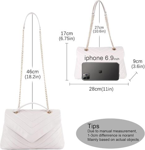 Crossbody Bags for Women, Commuter Soft Handbags and purses for Office, Trendy Shoulder bags with Flap in Saudi Arabia