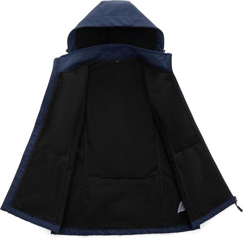 GGleaf Women's Hooded Softshell Vest Fleece Lined Windproof Zip Up Sleeveless Jacket Lightweight Coat for Running in Kuwait