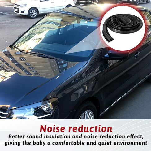 52.5Ft Car Door Rubber Seal Strip Double Layer Rubber self Adhesive 5 Hole Automotive Weather Stripping Self Adhesive Automotive Door Soundproofing Weather Stripping for Car Door Hood Tailgate in Saudi Arabia