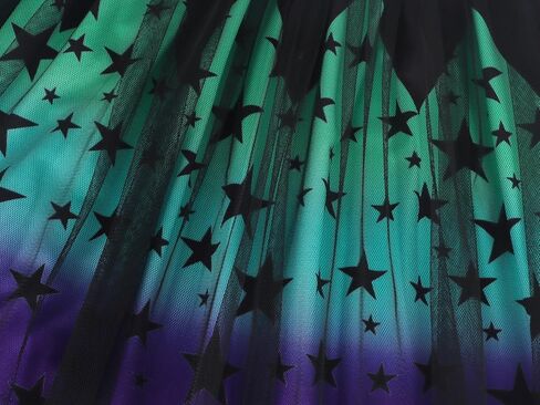 WonderBabeb Pirate Costume Kids Pumpkin Puff Sleeve Tulle Dress Witch Outfit Girls Halloween Dress Up Clothes in Kuwait